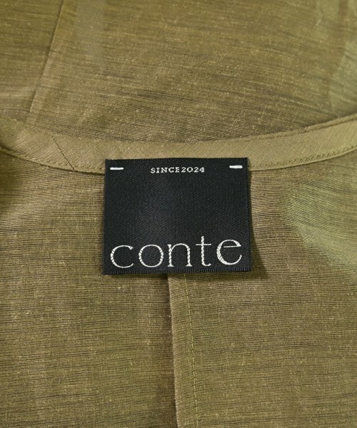 conte（コンテ）カジュアルジャケット 茶 サイズ:F レディース/2200642199058