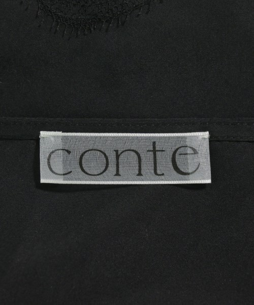 conte（コンテ）ブラウス 黒 サイズ:F レディース/2200629460089