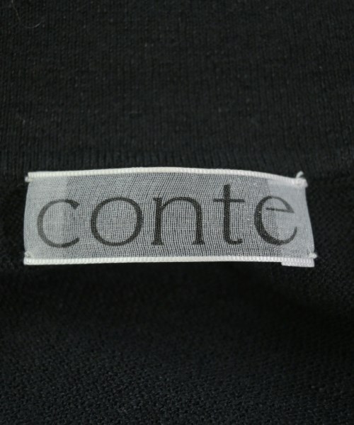 conte（コンテ）ニット・セーター 黒 サイズ:F レディース/2200633379070