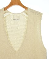 conte（コンテ）ベスト/ノースリーブ 白 サイズ:F レディース/2200610957024