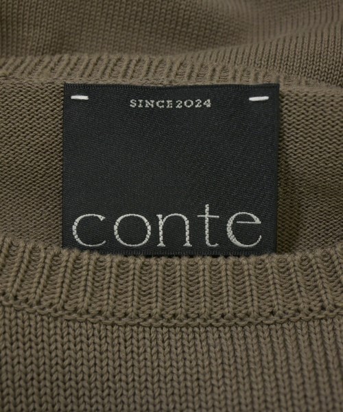 conte（コンテ）ニット・セーター 茶 サイズ:F レディース/2200677400051
