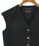 conte（コンテ）ベスト 黒 サイズ:-(L位) レディース/2200679013037