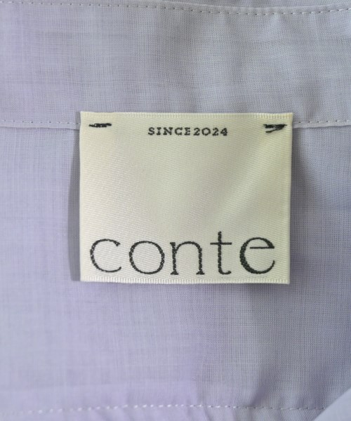 conte（コンテ）カジュアルシャツ 紫 サイズ:F レディース/2200686981107