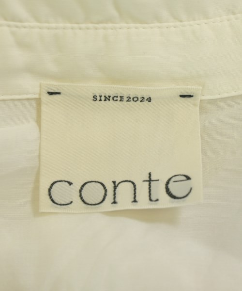 conte（コンテ）カジュアルシャツ 白 サイズ:F レディース/2200699137041