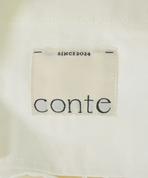 conte（コンテ）スラックス 白 サイズ:36(S位) レディース/2200694384013