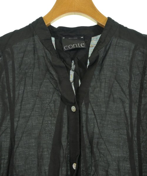 conte（コンテ）カジュアルシャツ 黒 サイズ:F レディース/2200653300030
