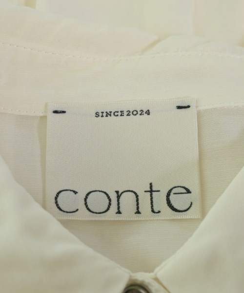 conte（コンテ）カジュアルシャツ 白 サイズ:F レディース/2200657675127