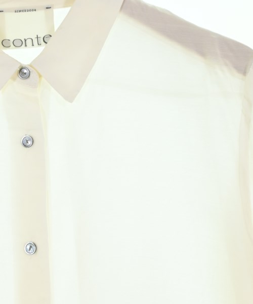 conte（コンテ）カジュアルシャツ 白 サイズ:F レディース/2200657675127