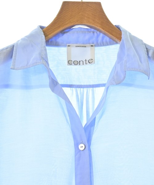 conte（コンテ）カジュアルシャツ 青 サイズ:F レディース/2200657675387