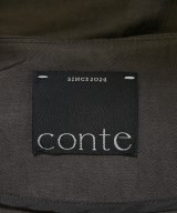conte（コンテ）ノーカラージャケット 茶 サイズ:F レディース/2200657675424