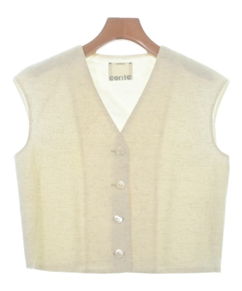 conte(コンテ)ベスト ベージュ サイズ:-(M位)/2200657675615