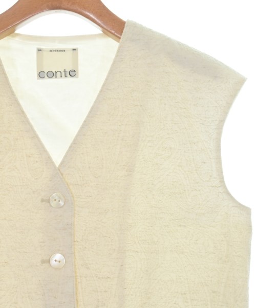 conte（コンテ）ベスト ベージュ サイズ:-(M位) レディース/2200657675615