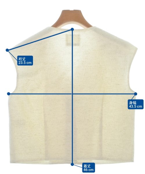 conte（コンテ）ベスト ベージュ サイズ:-(M位) レディース/2200657675615