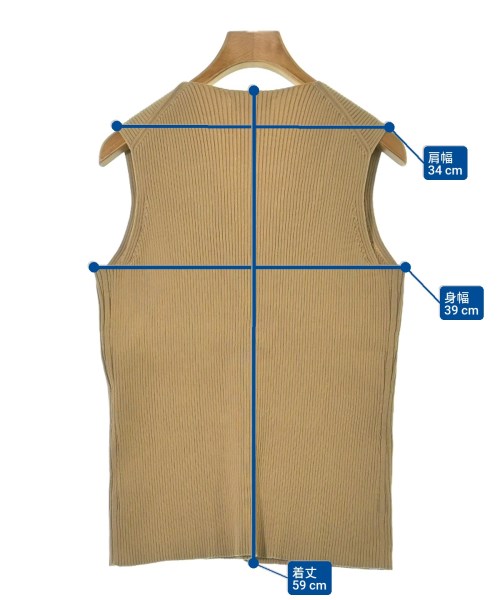 conte（コンテ）ベスト ベージュ サイズ:-(XS位) レディース/2200661232064