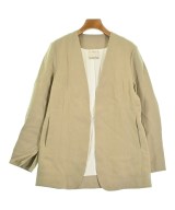 conte（コンテ）ノーカラージャケット ベージュ サイズ:F レディース/2200702828010