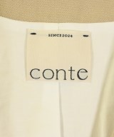 conte（コンテ）ノーカラージャケット ベージュ サイズ:F レディース/2200702828010