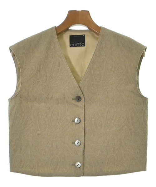 conte(コンテ)ベスト ベージュ サイズ:F/2200663726011
