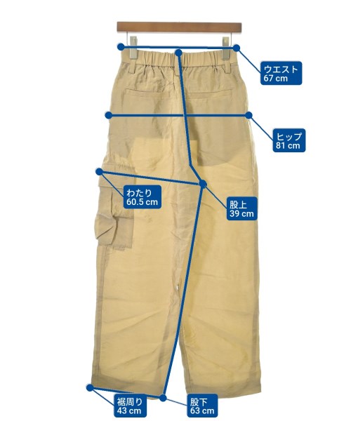 conte（コンテ）カーゴパンツ ベージュ サイズ:36(S位) レディース/2200670556014