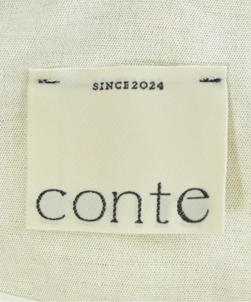 conte（コンテ）オールインワン/サロペット 白 サイズ:36(S位) レディース/2200722772010
