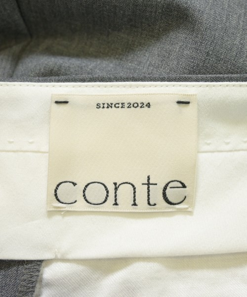 conte（コンテ）スラックス グレー サイズ:36(S位) レディース/2200719506017