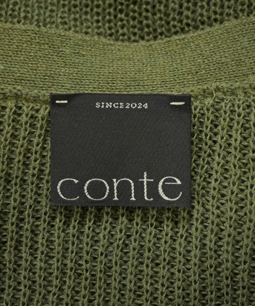conte（コンテ）カーディガン 緑 サイズ:F レディース/2200721960159