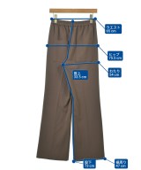 conte（コンテ）スラックス 茶 サイズ:38(M位) レディース/2200686746041