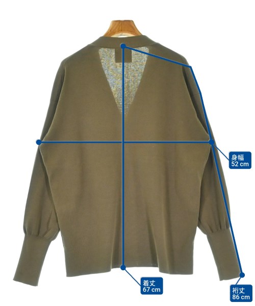 conte（コンテ）カーディガン カーキ サイズ:F レディース/2200683479096