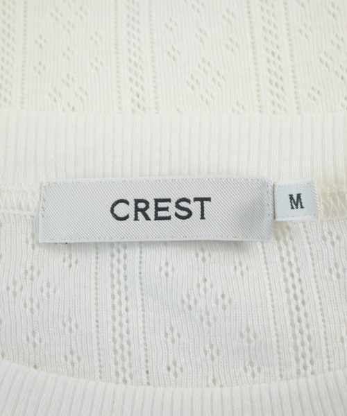 CREST（クレスト）Tシャツ・カットソー 白 サイズ:M メンズ/2200721208152