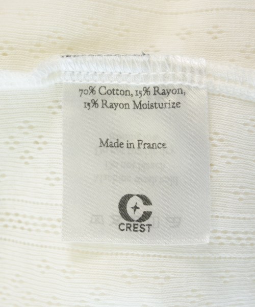 CREST（クレスト）Tシャツ・カットソー 白 サイズ:M メンズ/2200721208152