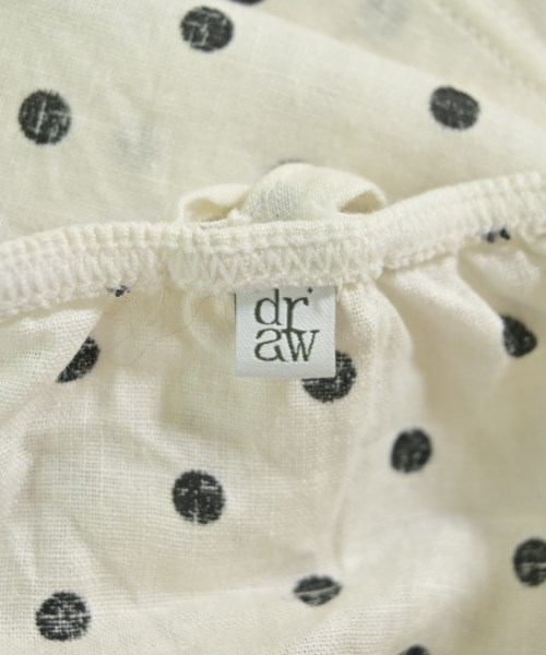 DRAW（ドロー）ブラウス 白 サイズ:F レディース/2200636902015