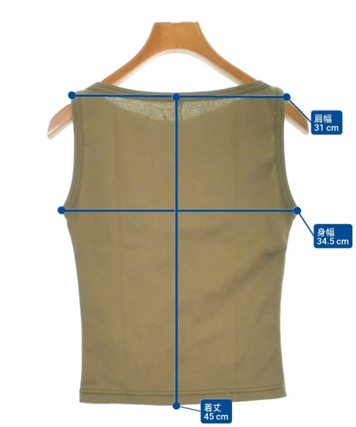 DRAW（ドロー）ノースリーブ カーキ サイズ:F レディース/2200673484031