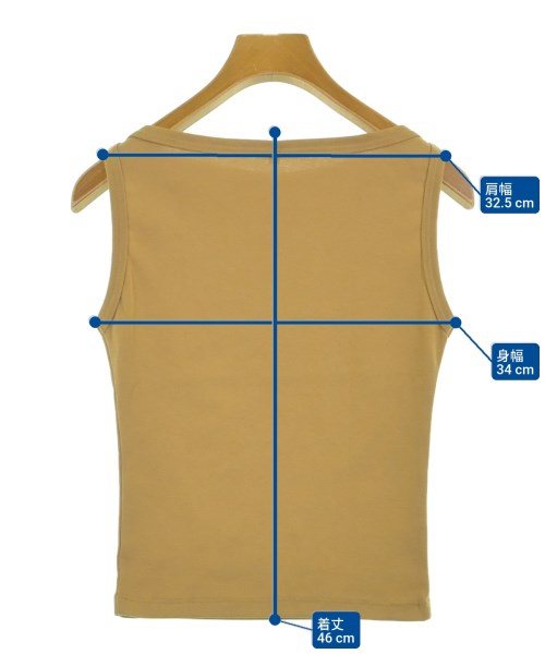 DRAW（ドロー）ノースリーブ 茶 サイズ:F レディース/2200645942101