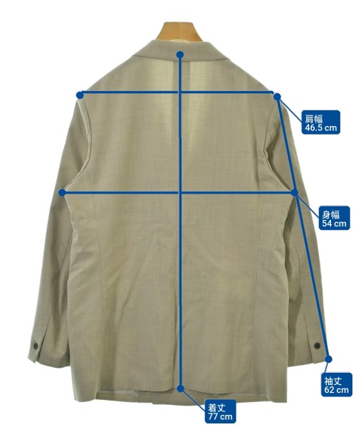 EDIFICE LA BOUCLE（エディフィスラブークル）テーラードジャケット ベージュ サイズ:2(M位) メンズ/2200657663018