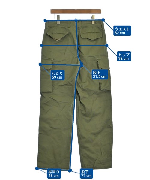 ENCODE（エンコード）カーゴパンツ カーキ サイズ:M メンズ/2200646844039