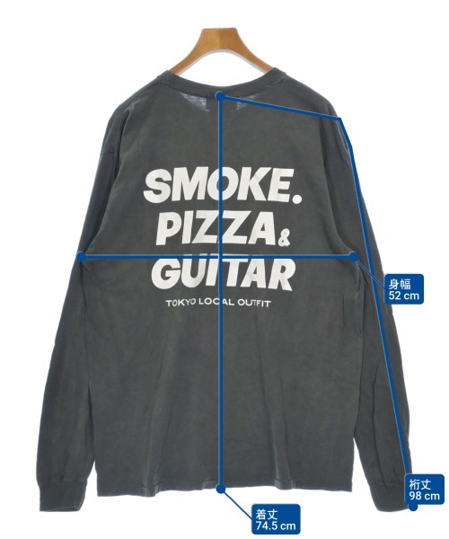 flat thirteen tokyo（フラットサーティーントーキョー）Tシャツ・カットソー グレー サイズ:XL メンズ/2200613583299