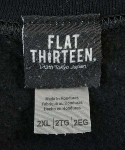 flat thirteen tokyo（フラットサーティーントーキョー）スウェット 黒 サイズ:2XL メンズ/2200672662034