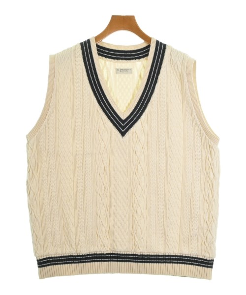 ILL ONE EIGHTY(イルワンエイティ)ベスト 白 サイズ:M/2200639575018