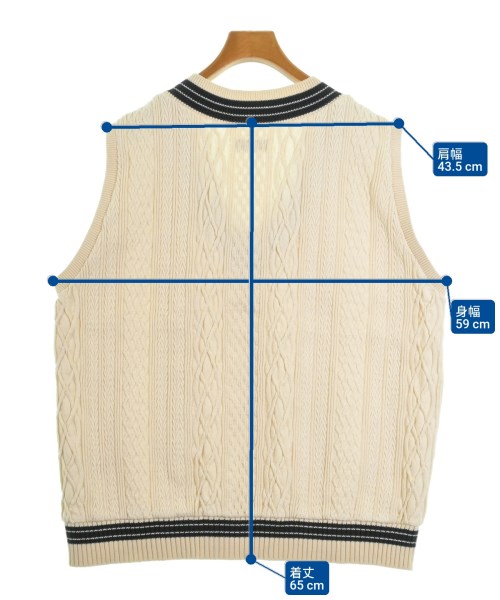 ILL ONE EIGHTY（イルワンエイティ）ベスト 白 サイズ:M レディース/2200639575018