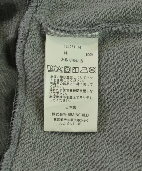 ILL ONE EIGHTY（イルワンエイティ）スウェット グレー サイズ:L メンズ/2200703470034