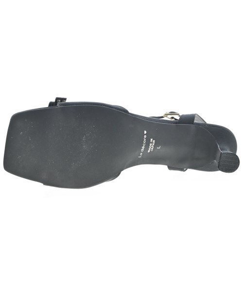 Le decore（ルデコレ）サンダル 黒 サイズ:L(24.5cm位) レディース/2200652501070