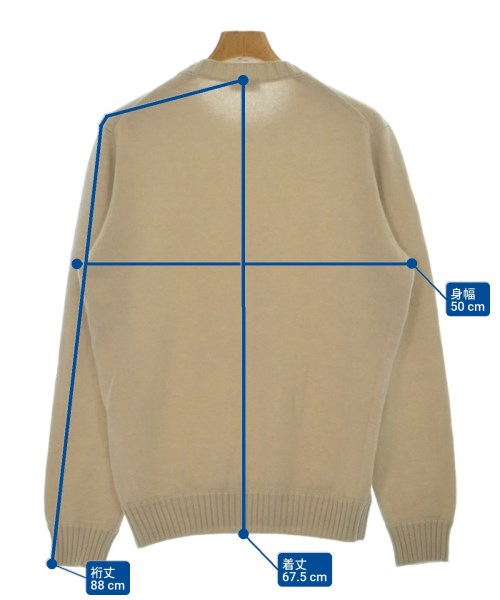 MAGAZZINO RICAMBI（マガジーノリカンビ）ニット・セーター ベージュ サイズ:-(M位) メンズ/2200640996093