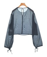 MONOHA（モノハ）ブラウス 紺 サイズ:F レディース/2200670484034