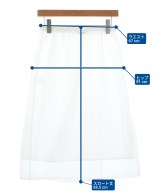 MONOHA（モノハ）ロング・マキシ丈スカート 白 サイズ:-(M位) レディース/2200670484041