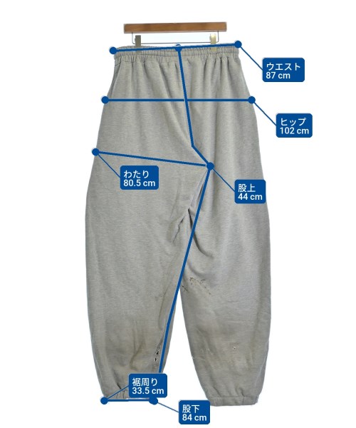 MOWALOLA（モワローラ）スウェットパンツ グレー サイズ:S メンズ/2200696869020