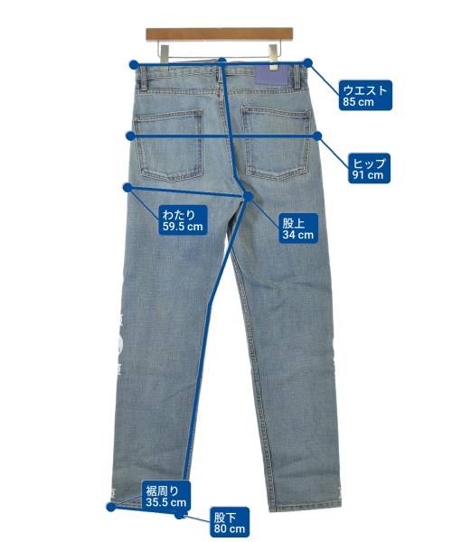 MUSO KUSO（ムソクソ）デニムパンツ 青 サイズ:30(M位) メンズ/2200651264105