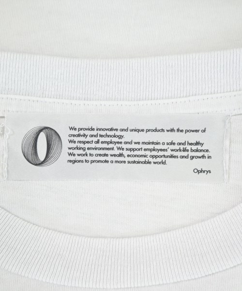Ophrys（オフリス）Tシャツ・カットソー 白 サイズ:XXL メンズ/2200610434051