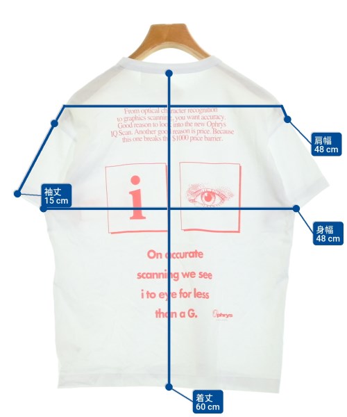 Ophrys（オフリス）Tシャツ・カットソー 白 サイズ:S メンズ/2200684242026