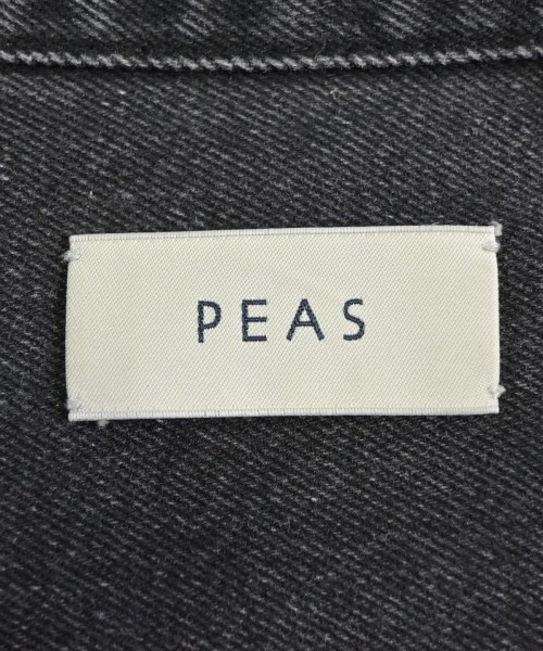 PEAS（ピース）カジュアルシャツ 黒 サイズ:F レディース/2200612291010
