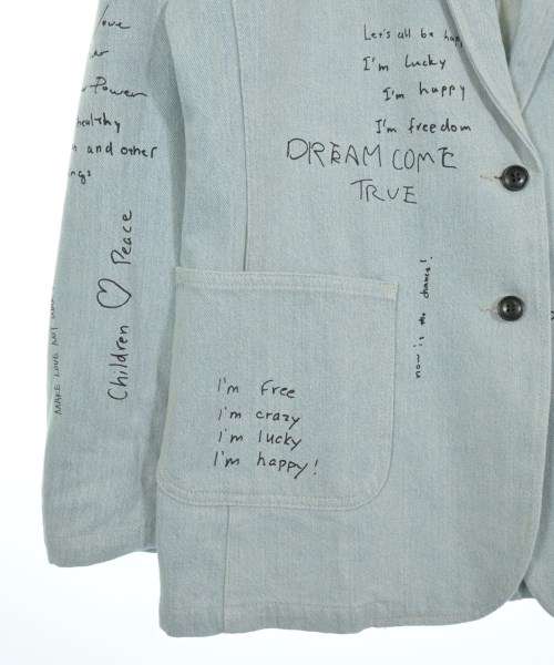 PEAS（ピース）テーラードジャケット 青 サイズ:F レディース/2200609524756