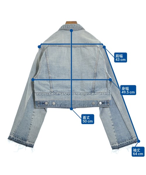 PEAS（ピース）デニムジャケット 青 サイズ:F レディース/2200645492071